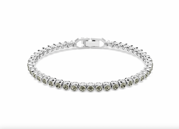 Imber Emily Black Rhodium Silver Tennis Bracelet