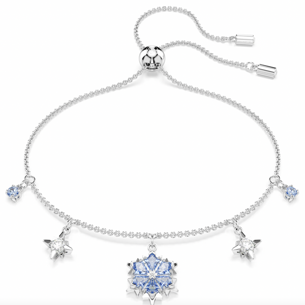 Magic: Blue Snowflake Silver Bracelet