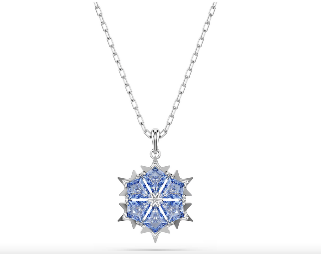Magic Blue Snowflake Pendant