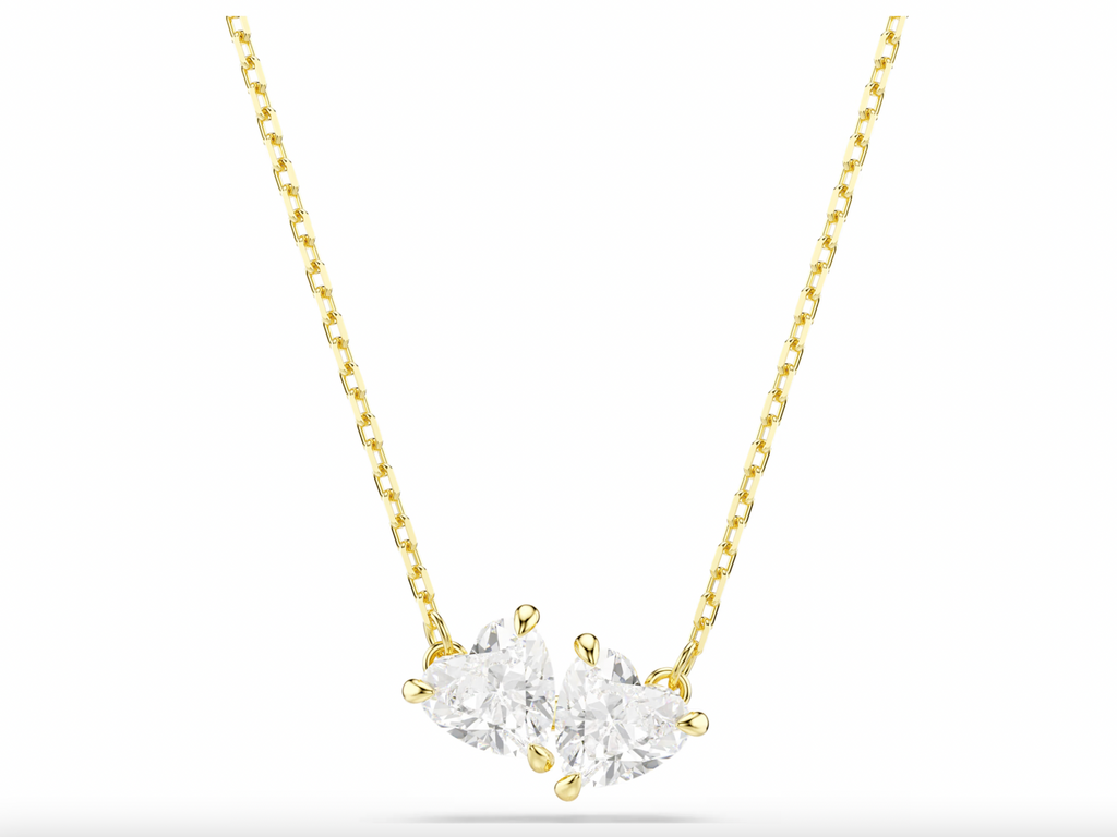 Mesmera Attract Twin Heart Necklace