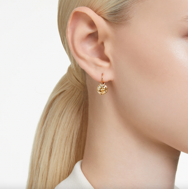 Bella: Yellow V Drop Earrings