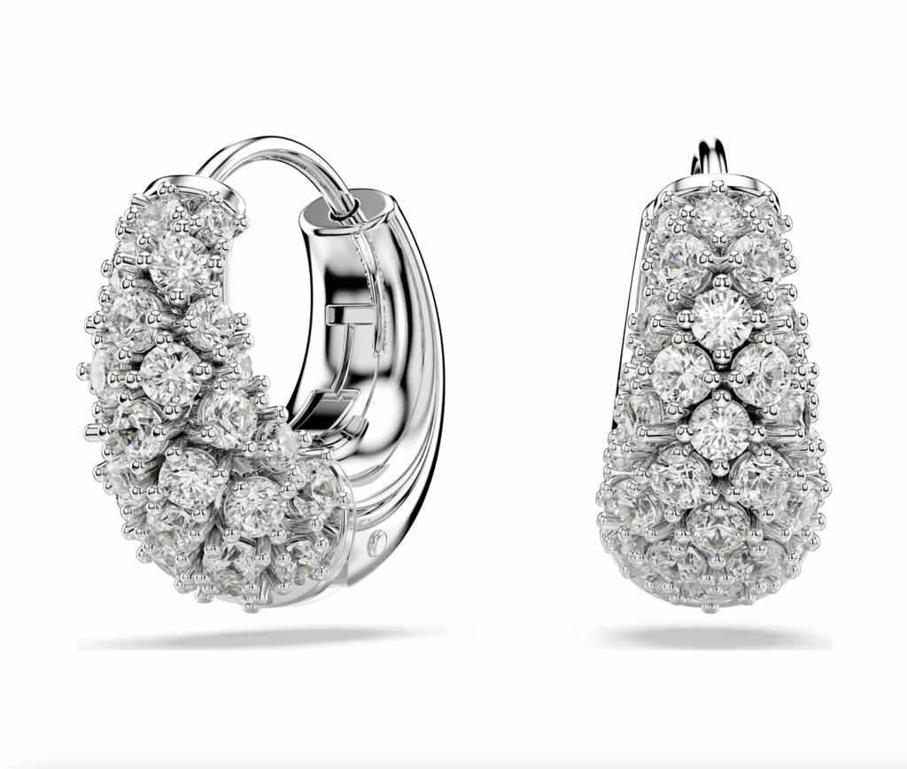 Sublima Swarovski Zirconia Hoop Earrings