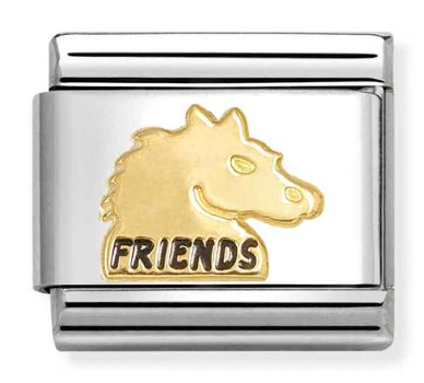 Animal - Horse Friends Gold Charm