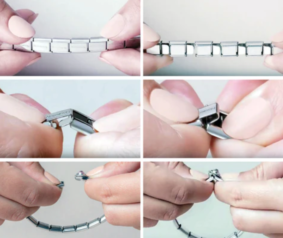 Good Luck - Danish Horseshoe Oxidised Silver Charm