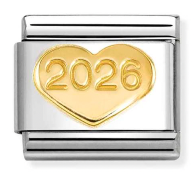 Celebrate - 2026 Heart Gold Charm