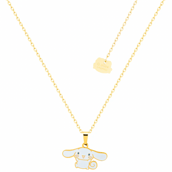 Sanrio - Gold Cinnamoroll - Necklace & Stud Earring