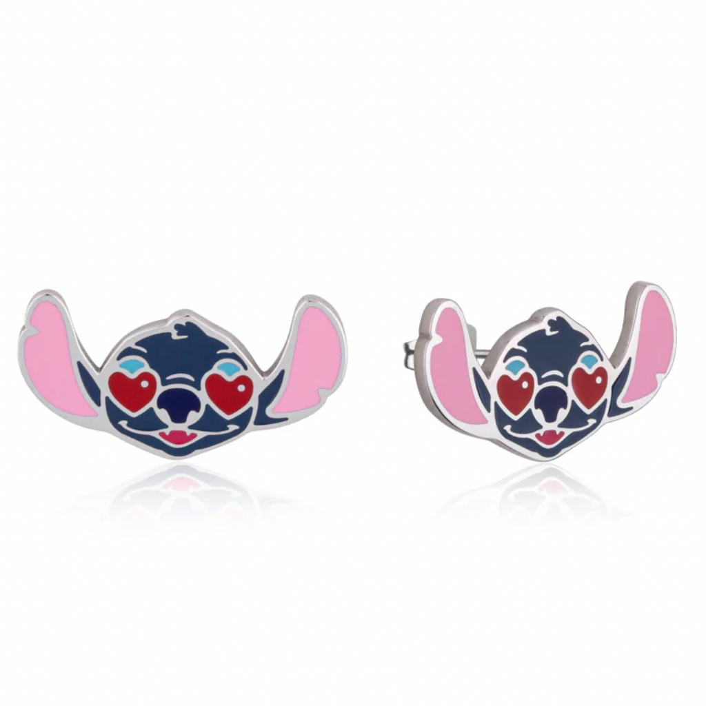 Lilo and Stitch - Heart Eyes Stitch - Necklace & Earrings