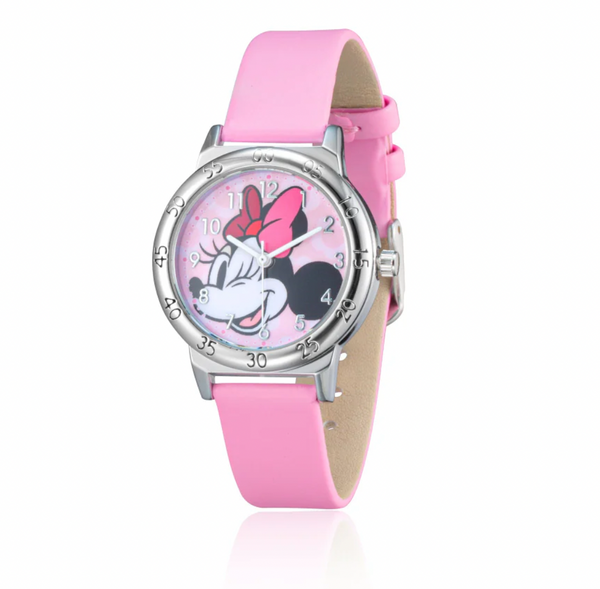Minnie Mouse Pink Time Teacher Watch
