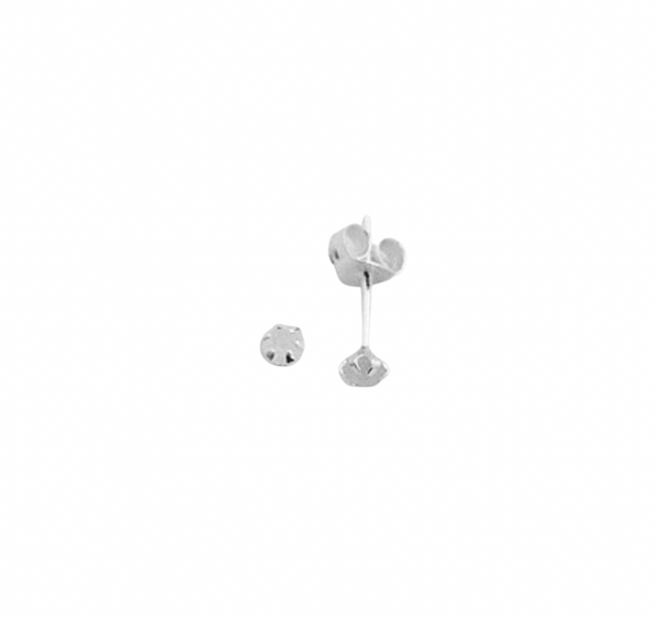 Mini Semi-Precious Stone Silver Stud Earrings