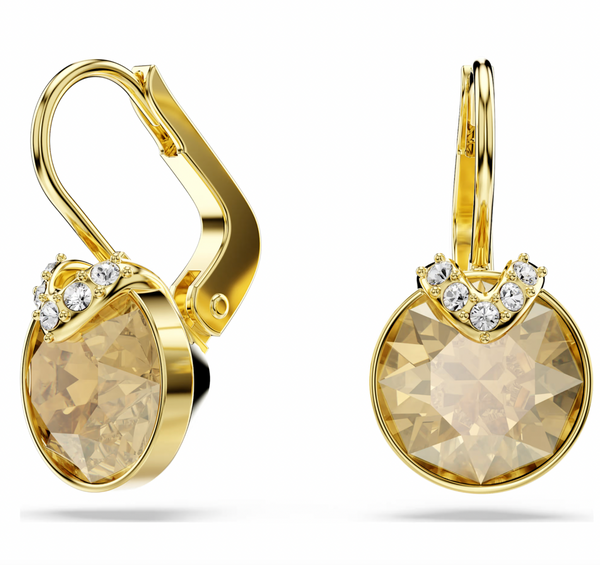 Bella: Yellow V Drop Earrings