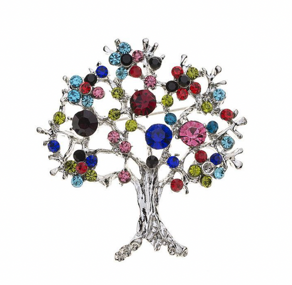 Brooch - Crystal Tree of Life