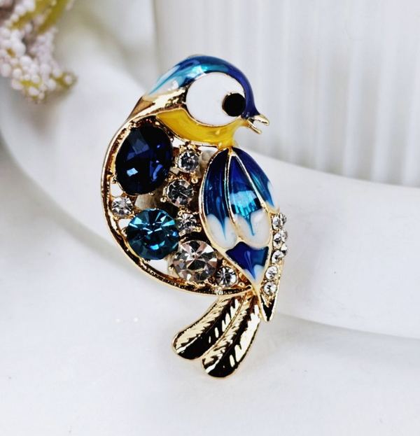 Brooch - Blue Bird