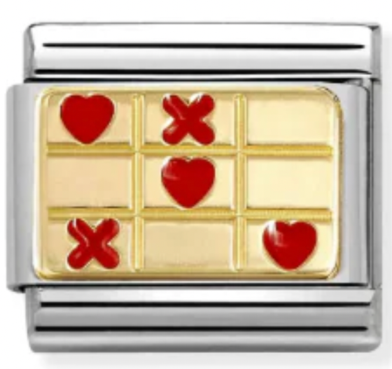 Symbol - Red Love Wins Gold Charm