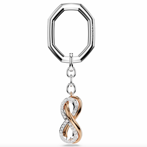 Hypberbola: Infinity Rosegold/Silver Keyring