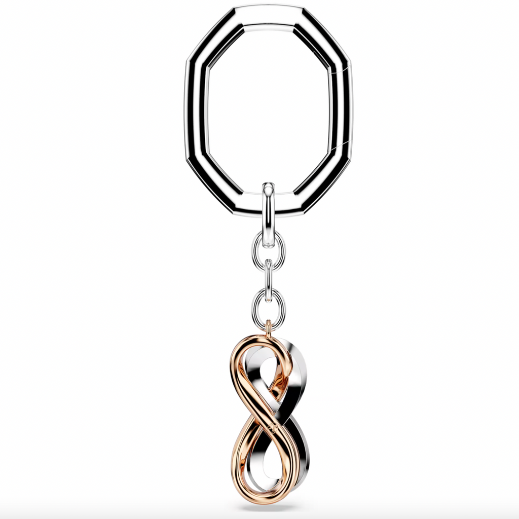 Hypberbola: Infinity Rosegold/Silver Keyring