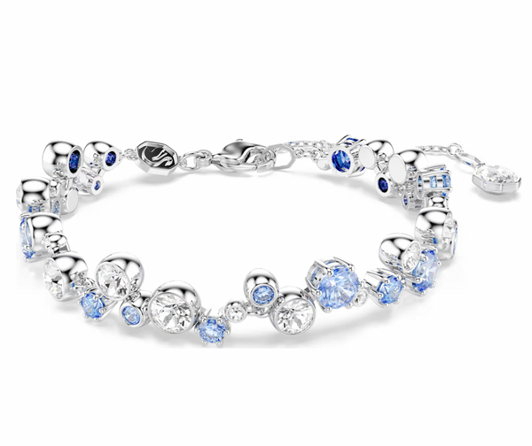 Constella: Blue Mixed Cut Silver Bracelet