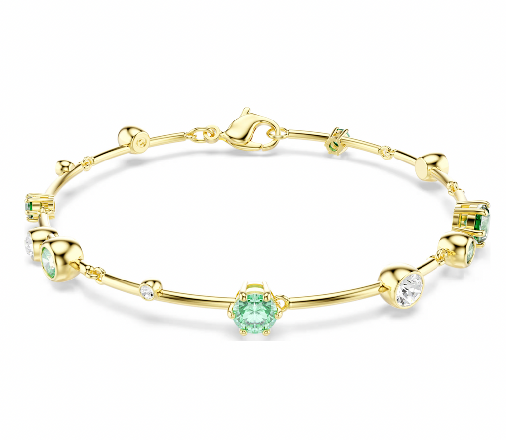 Constella: Mixed Cut Green Gold Bracelet