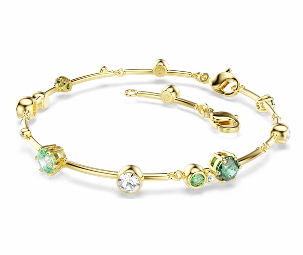 Constella: Mixed Cut Green Gold Bracelet