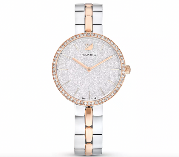 Cosmopolitan: Swiss Made, Metal bracelet, White, Mixed Metal Finish Watch