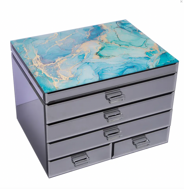 Aquatic Radiance Super Jumble Jewellery Box
