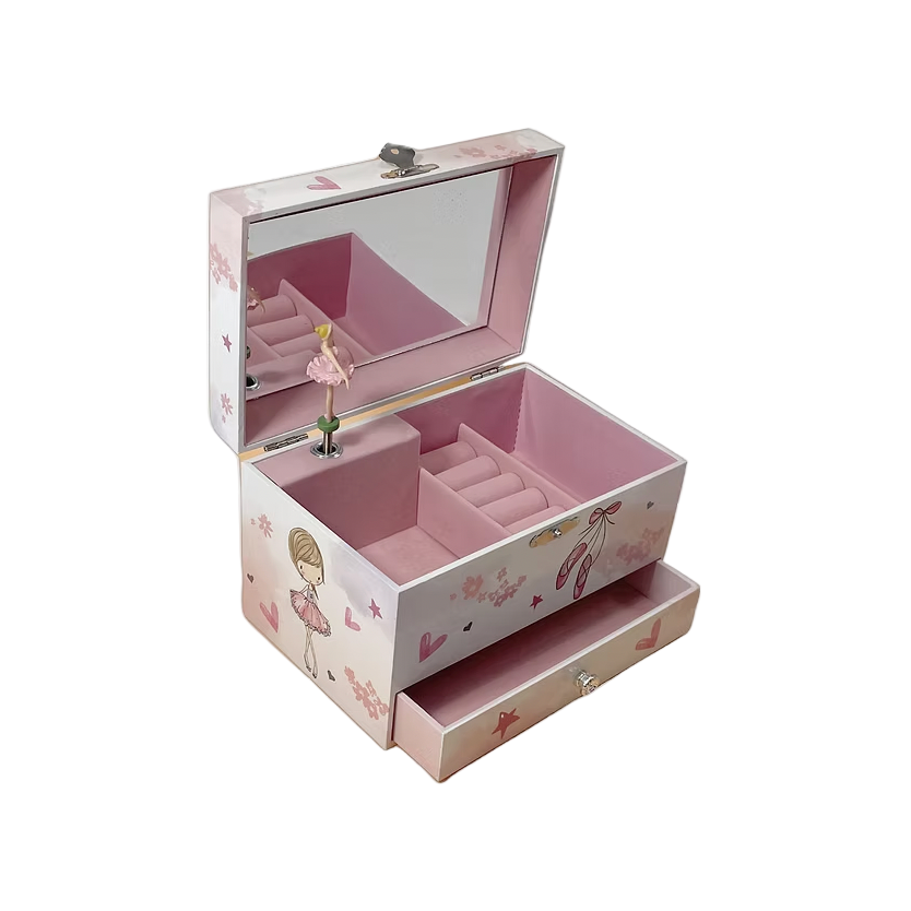 Ballet Girls Large Musical Jewellery Box