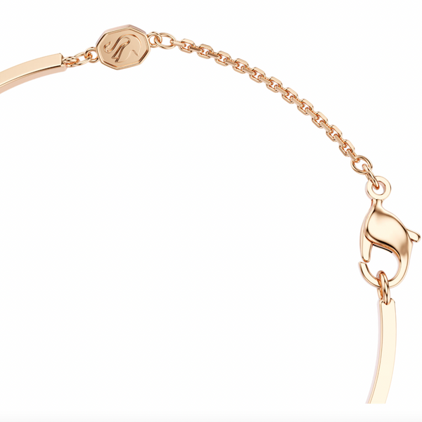 Symbolica: Multicoloured Eye Rosegold Bangle - 2 Sizes