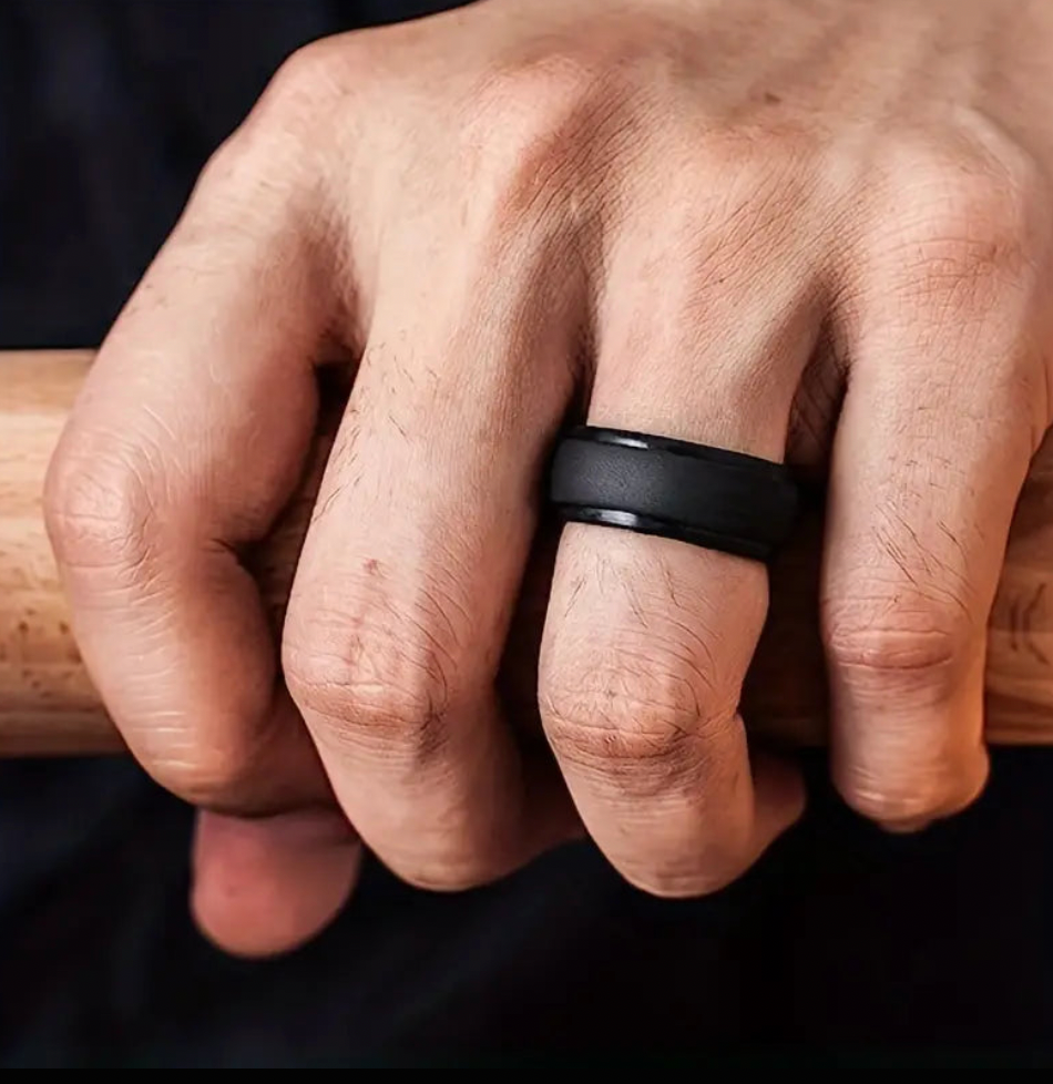 Silicone Ring - Golden Orange