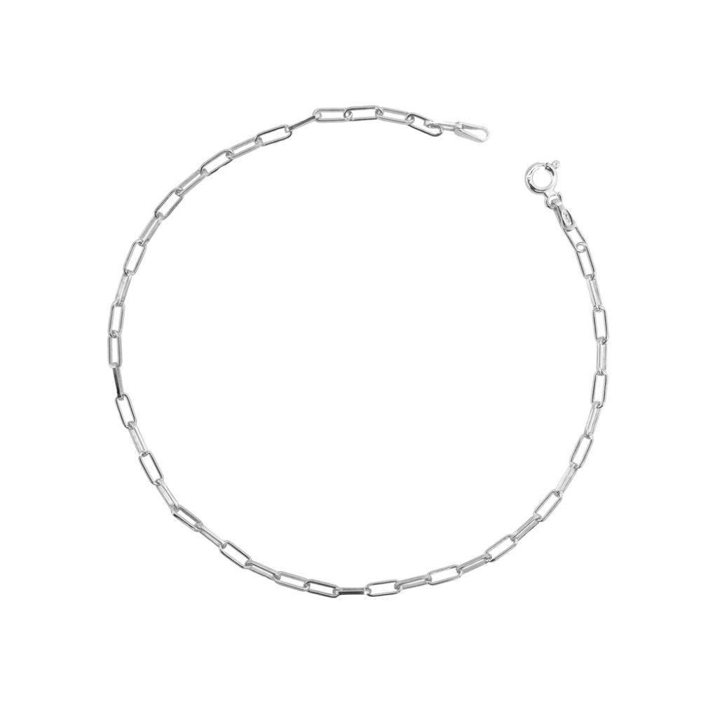 Anklet - Petite Paperclip Link - 2 Colours