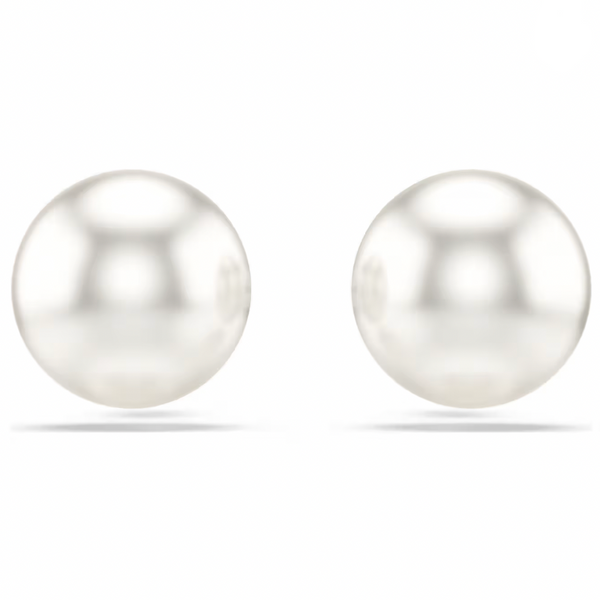 Matrix: Crystal Pearl Stud Earrings
