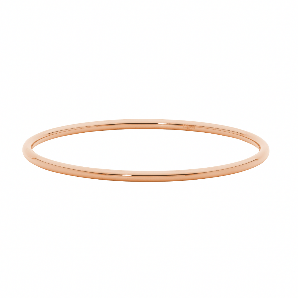 3mm Stainless Steel Solid Golf Bangle - 3 Colours