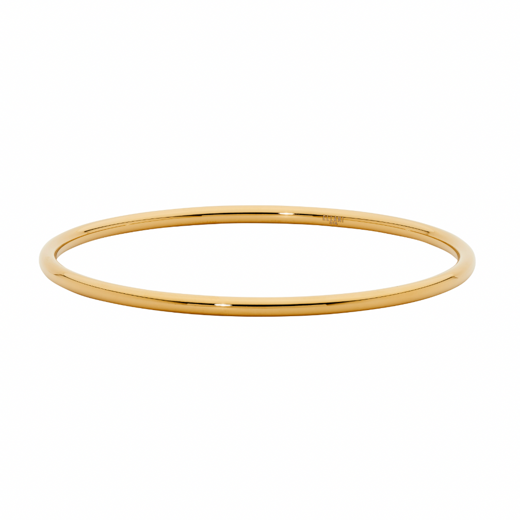 3mm Stainless Steel Solid Golf Bangle - 3 Colours