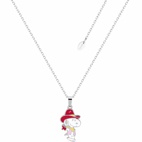 Peanuts - Cowboy Snoopy - Necklace & Stud Earring