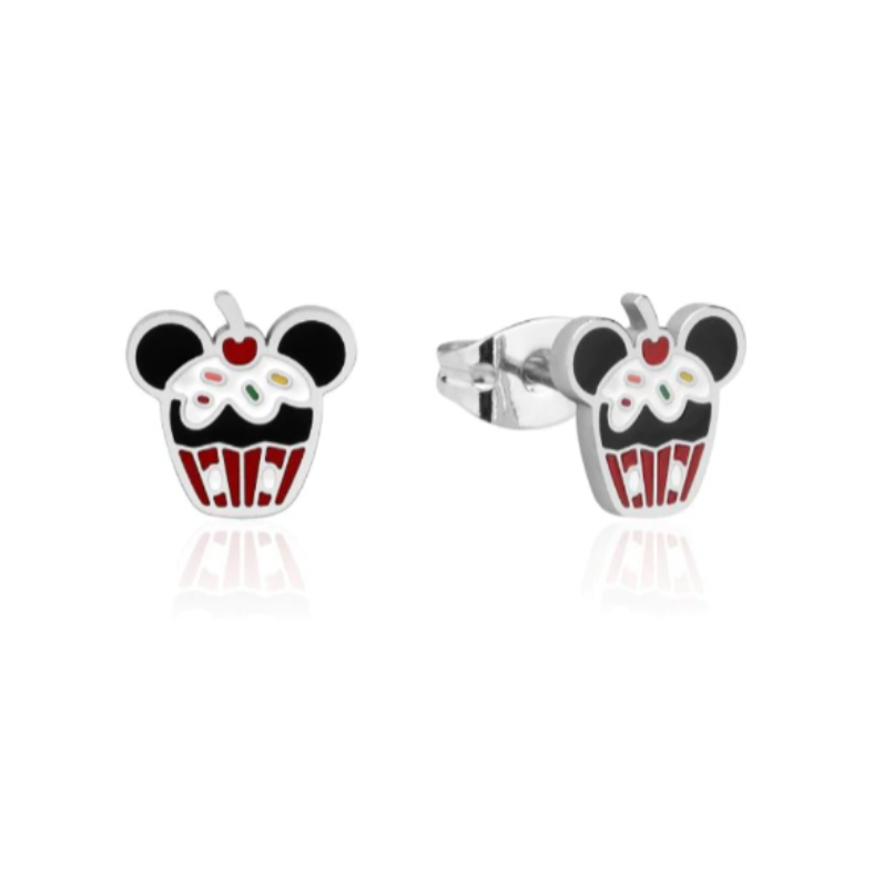 Mickey Cupcake - Stud Earrings & Necklace