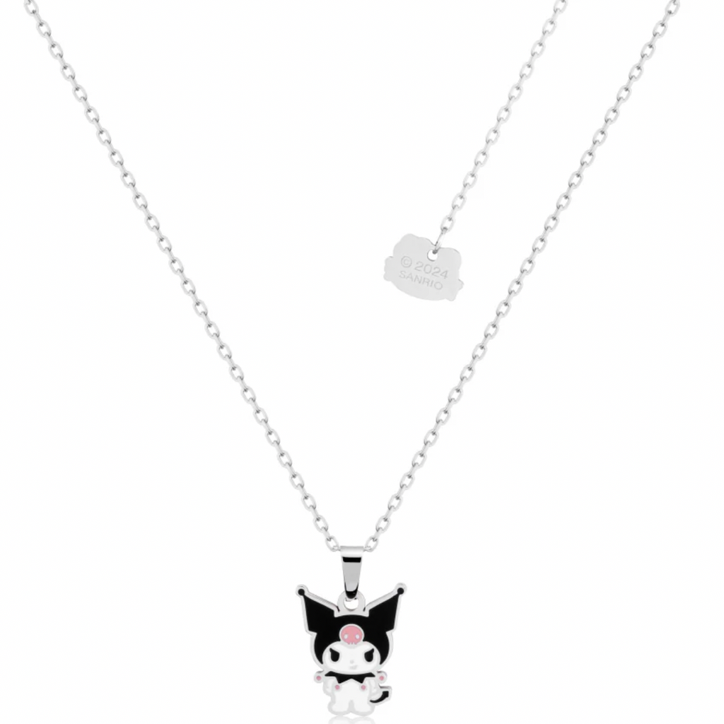 Sanrio - Silver Kuromi Full Body - Necklace & Stud Earring