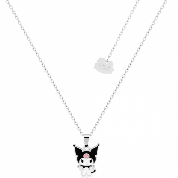 Sanrio - Silver Kuromi Full Body - Necklace & Stud Earring