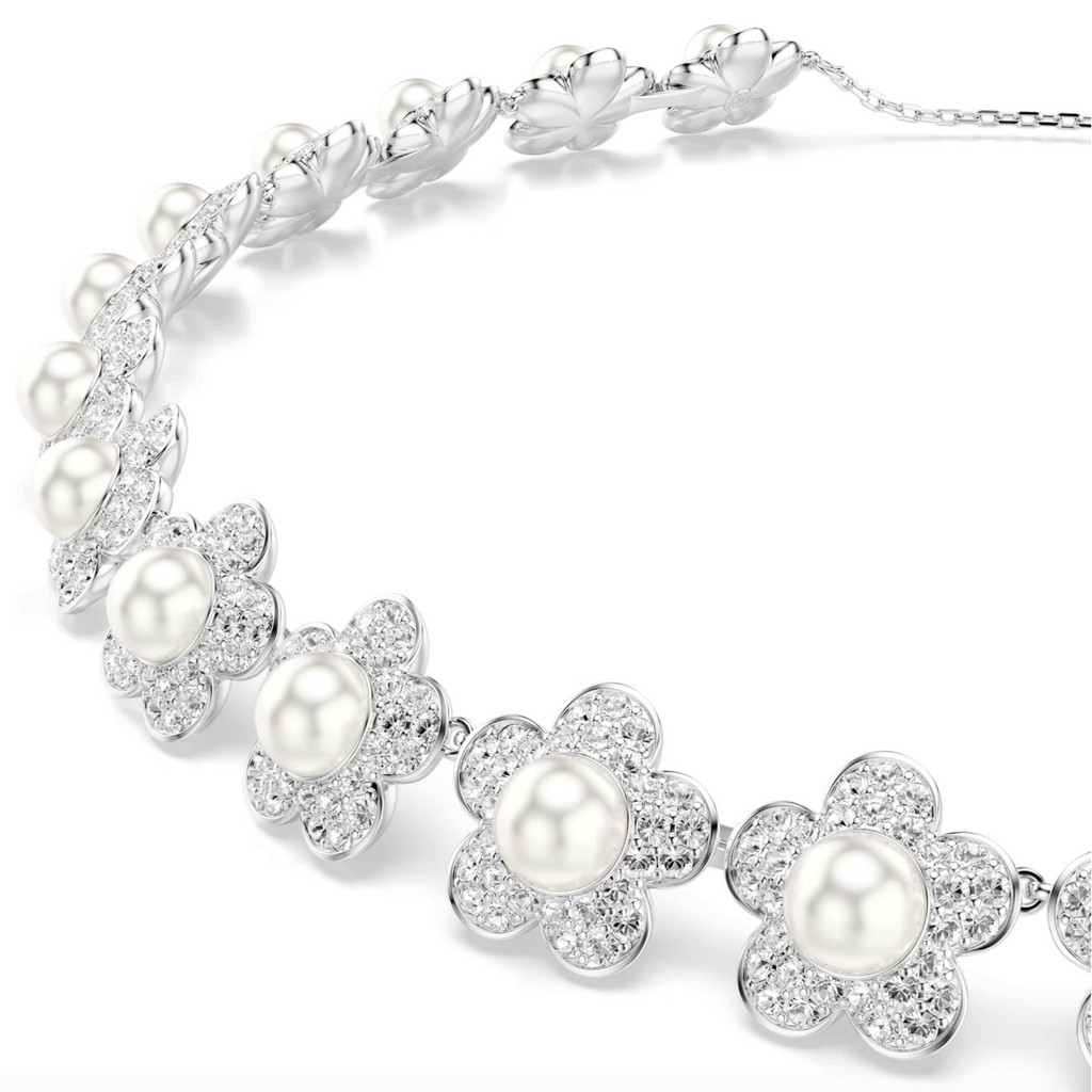 2026 Capsule Ariana Grande: Star Crystal Pearl & White Round Cuts Crystals Silver Choker