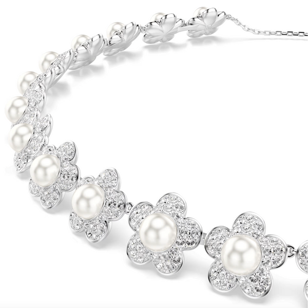 2026 Capsule Ariana Grande: Star Crystal Pearl & White Round Cuts Crystals Silver Choker