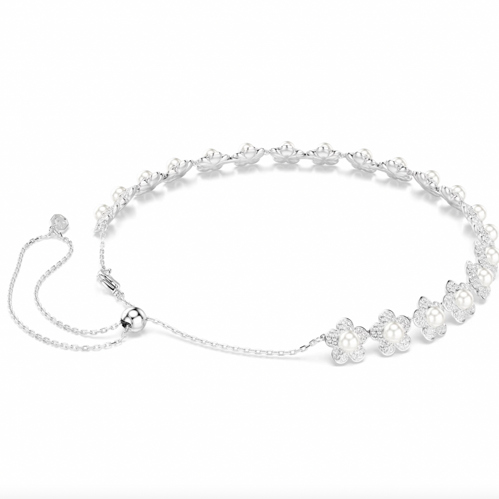 2026 Capsule Ariana Grande: Star Crystal Pearl & White Round Cuts Crystals Silver Choker