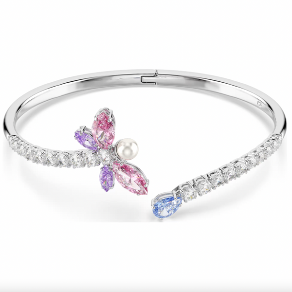 2026 Capsule Ariana Grande: Multicoloured Mixed Cuts Dragonfly Silver Bangle