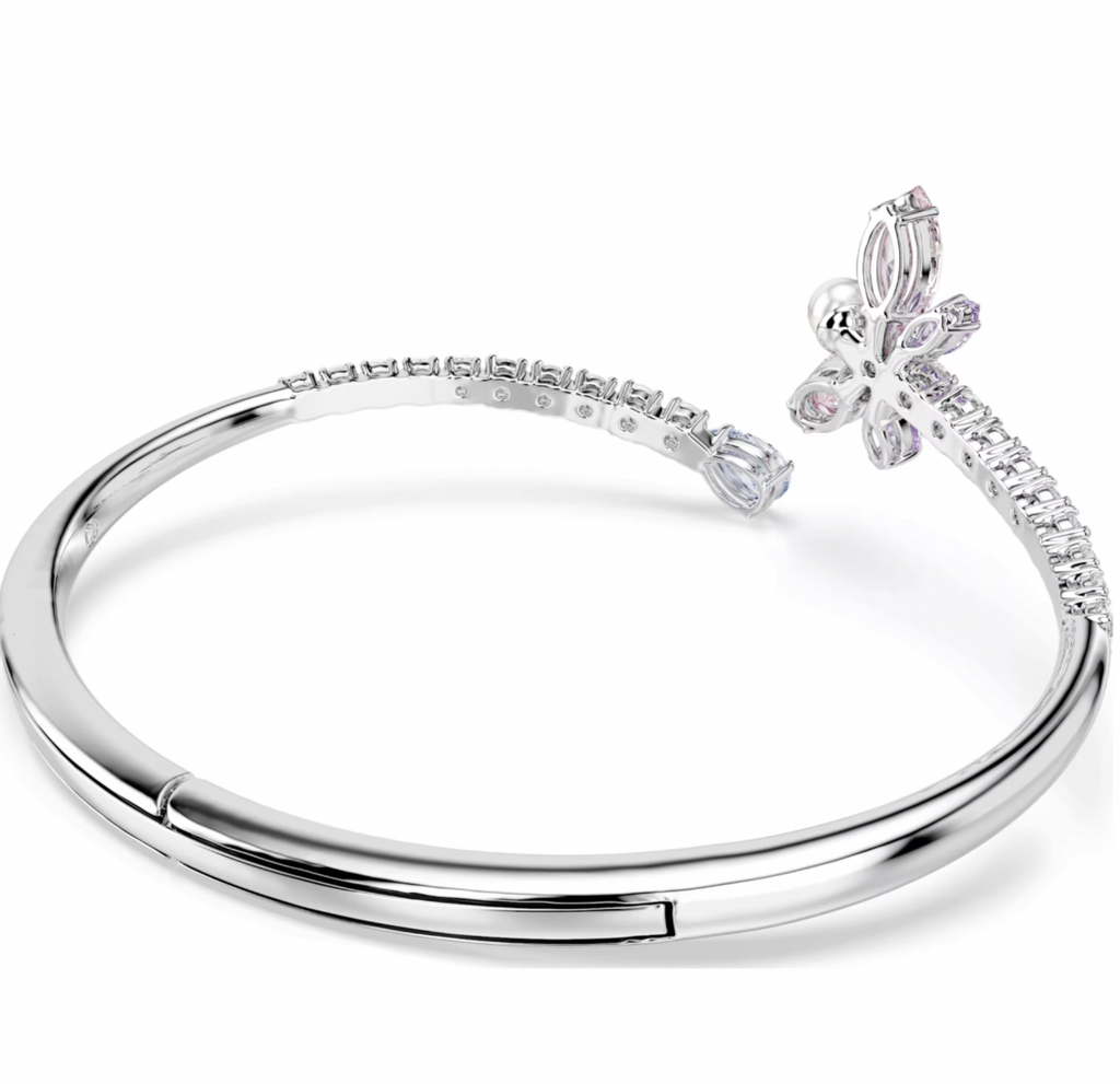2026 Capsule Ariana Grande: Multicoloured Mixed Cuts Dragonfly Silver Bangle