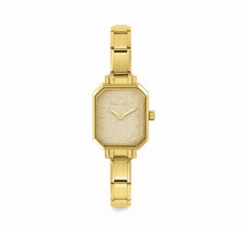 Paris Watch with Gold Glitter Dial