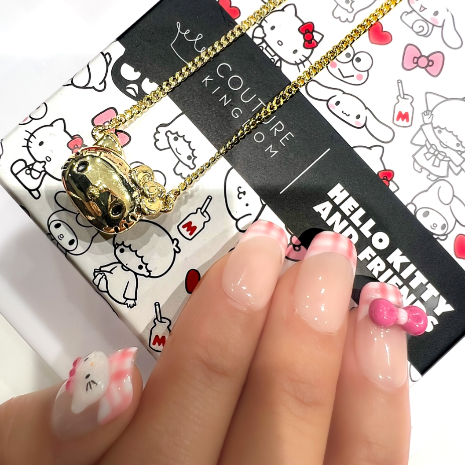 Sanrio - Hello Kitty Curb Chain Necklace - 2 Colours