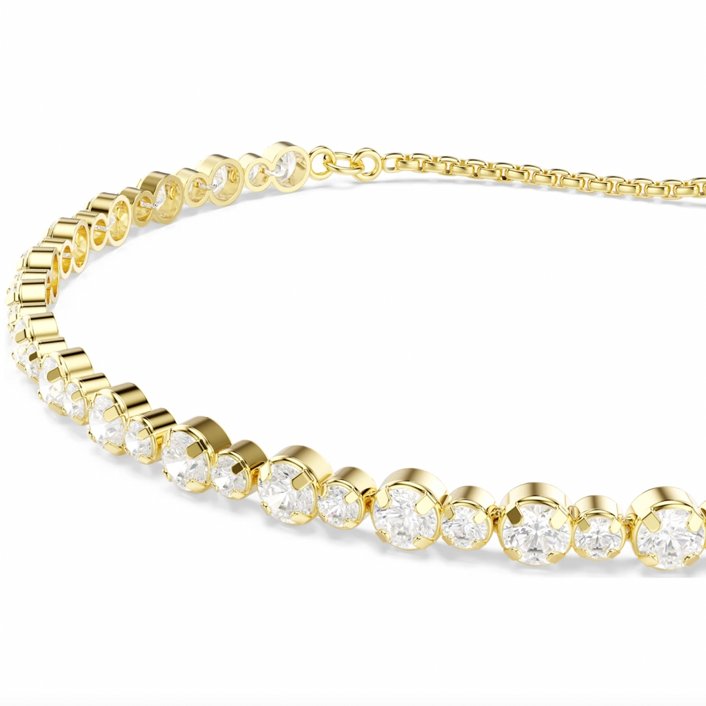 Matrix White Round Cut Tennis Bracelet - 2 Colours