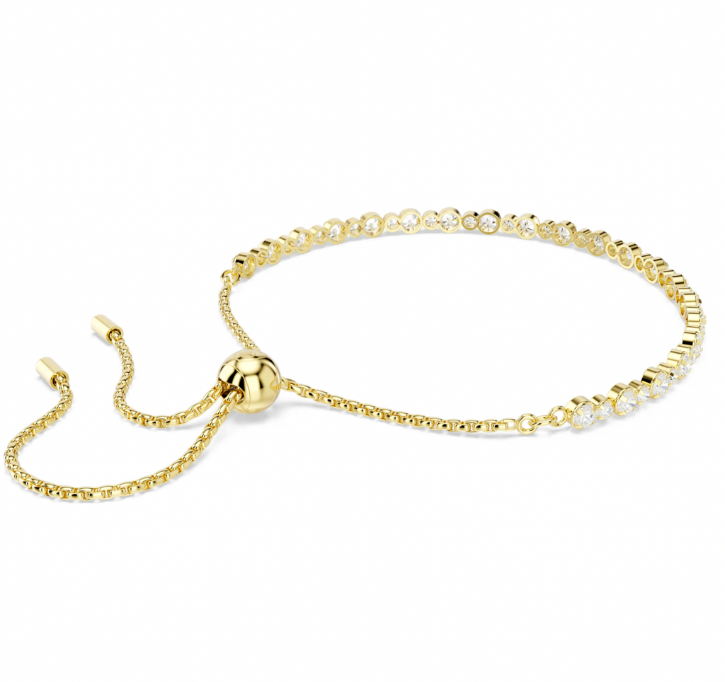 Matrix White Round Cut Tennis Bracelet - 2 Colours