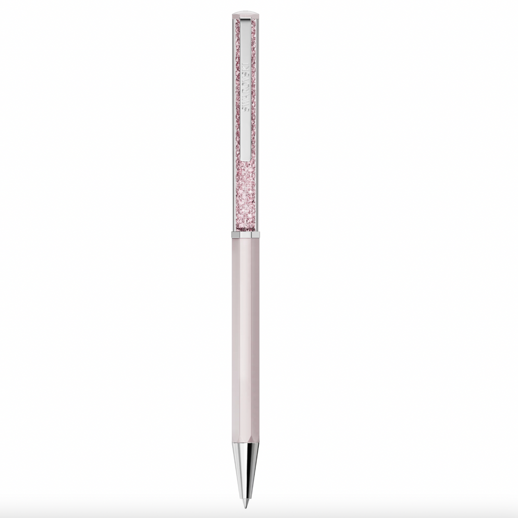 Crystalline Ballpoint Pen - Pink Lacquered Chrome