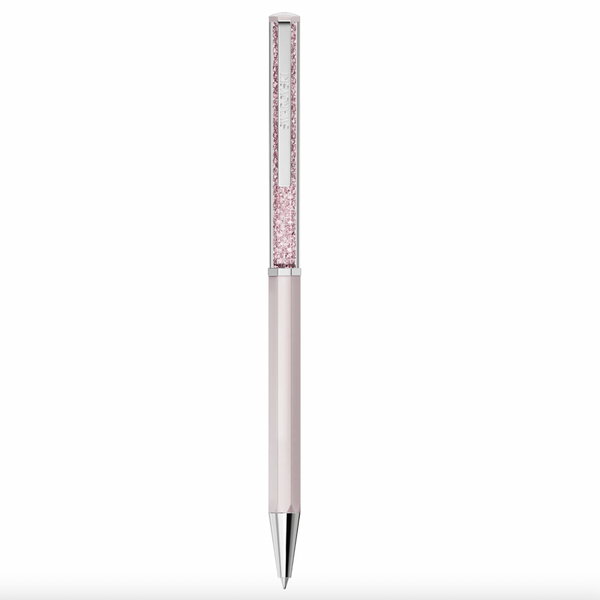Crystalline Ballpoint Pen - Pink Lacquered Chrome