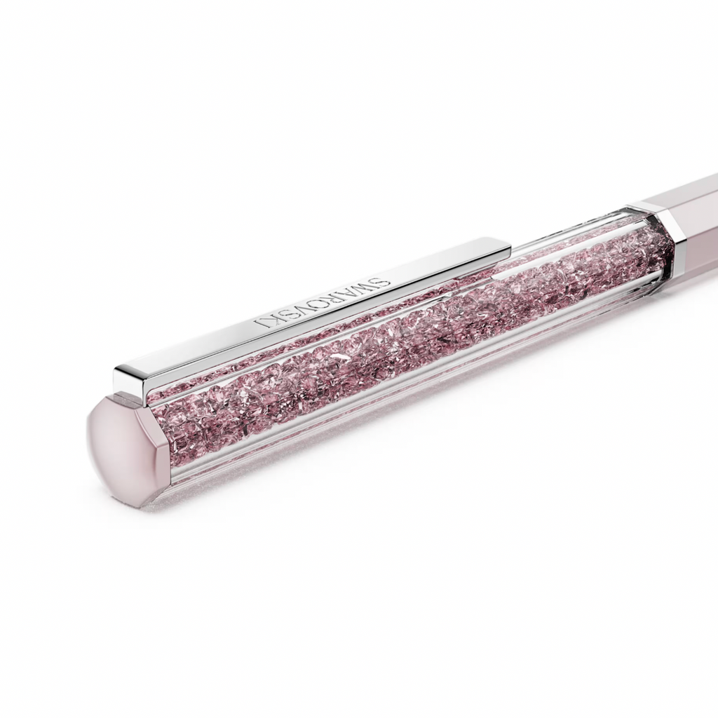 Crystalline Ballpoint Pen - Pink Lacquered Chrome