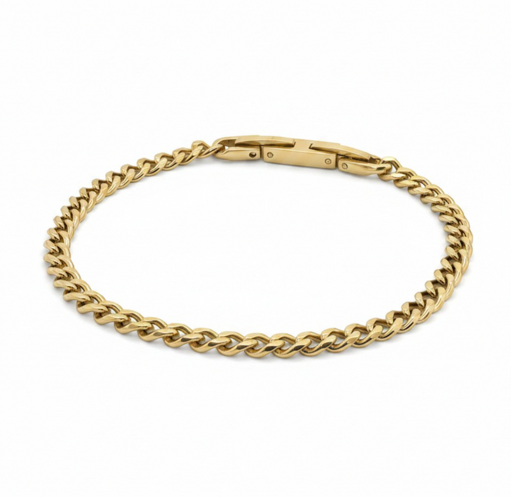 Blaze 4mm Cuban Link Bracelet - 2 Colours