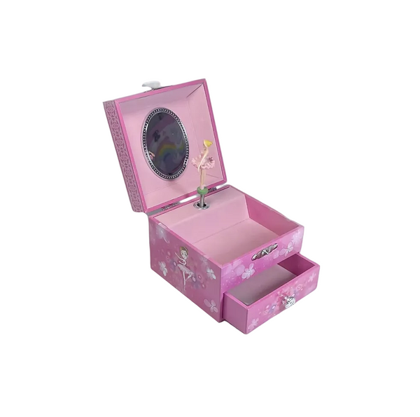 Ballerina Square Musical Jewellery Box
