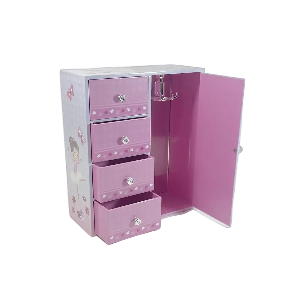 Ballerina & Bunnies Wardrobe Jewel Box